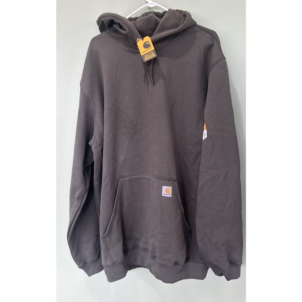CARHARTT Men's Loose Fit Midweight Logo Sleeve Sweatshirt Black Size XL … - Picture 1 of 7
